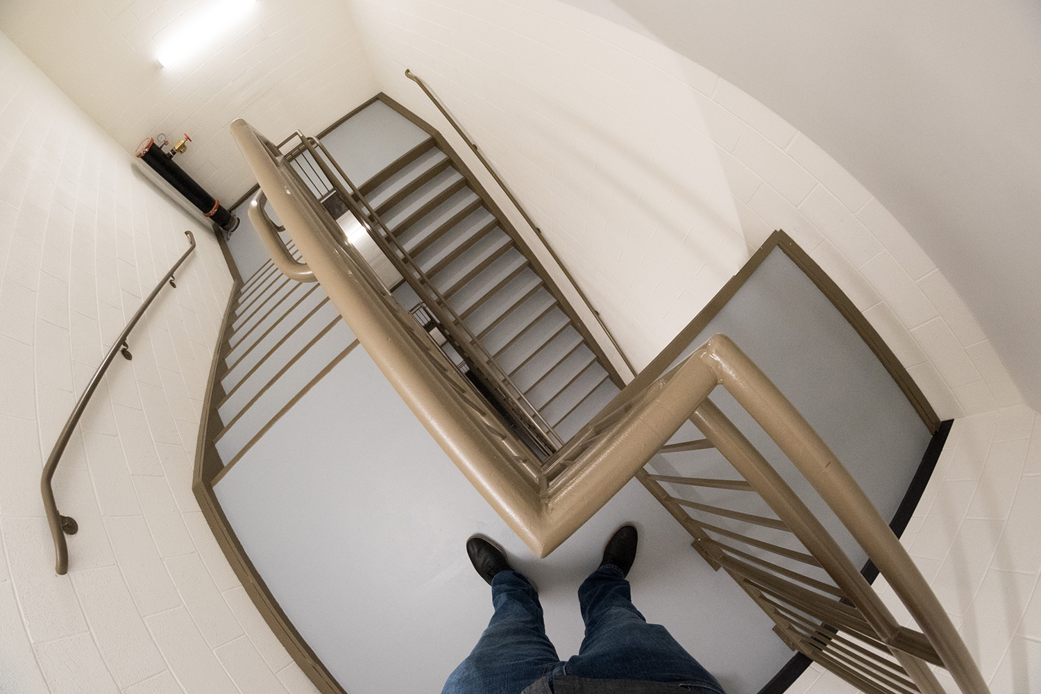 tech tower interior stairs