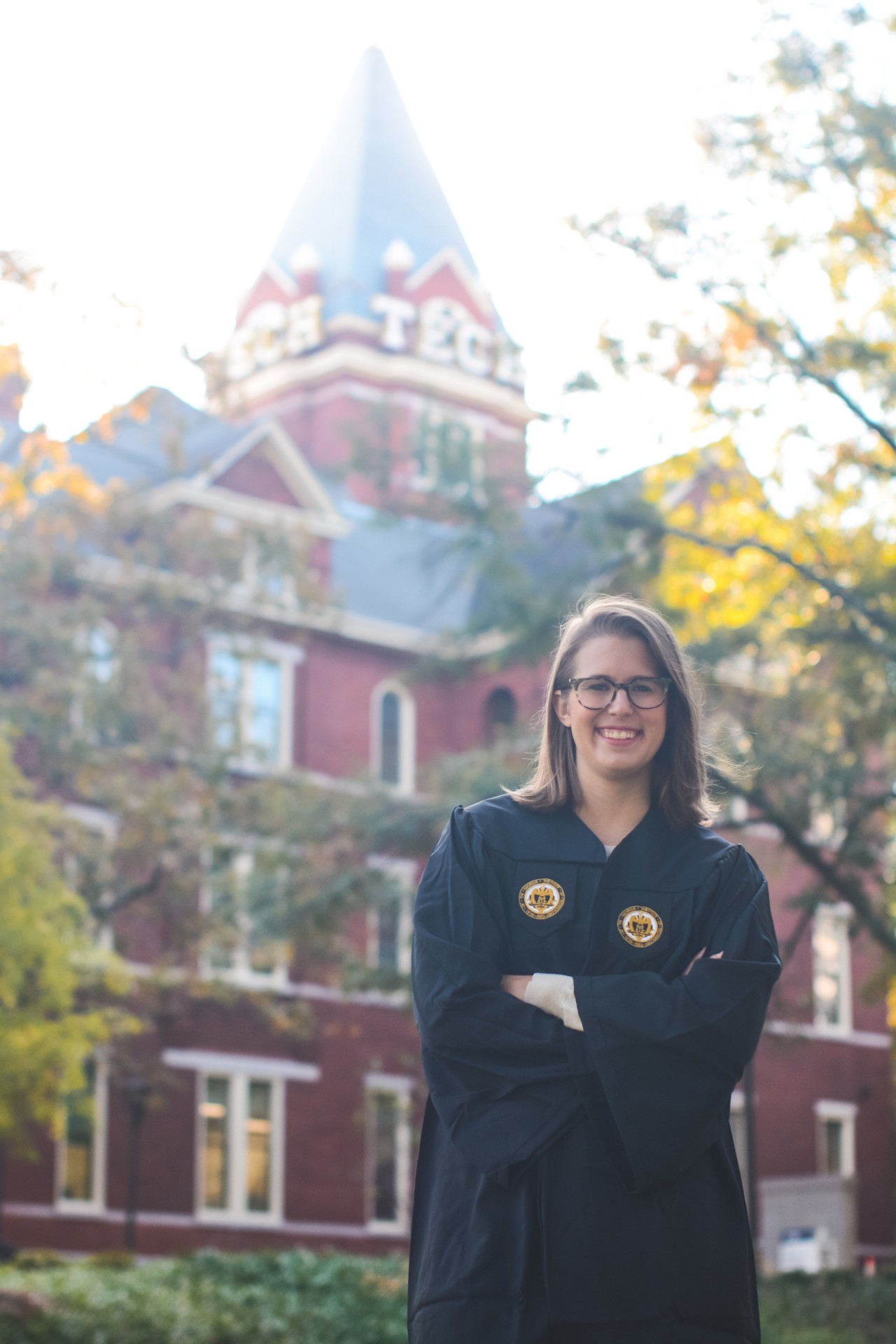 Emma Siegfried at Tech Tower