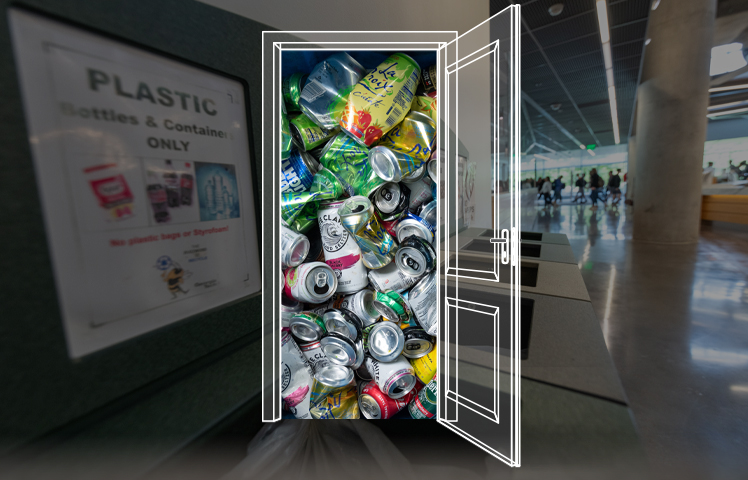 hidden georgia tech - campus recycling