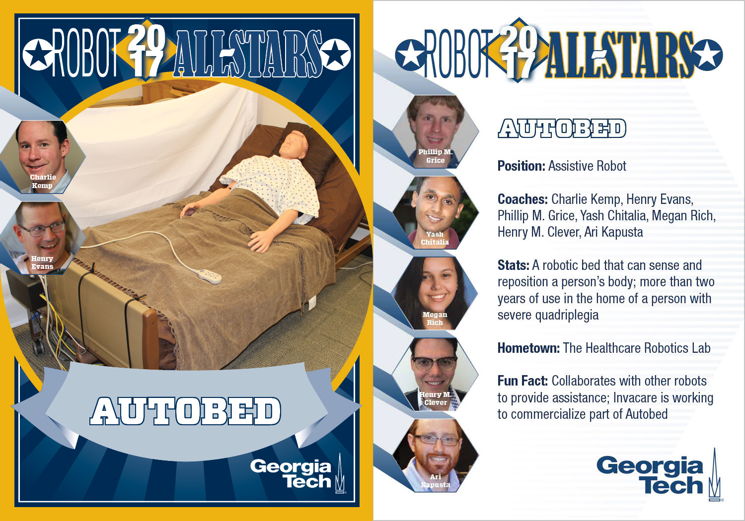 graphic - robot baseball card - autobed