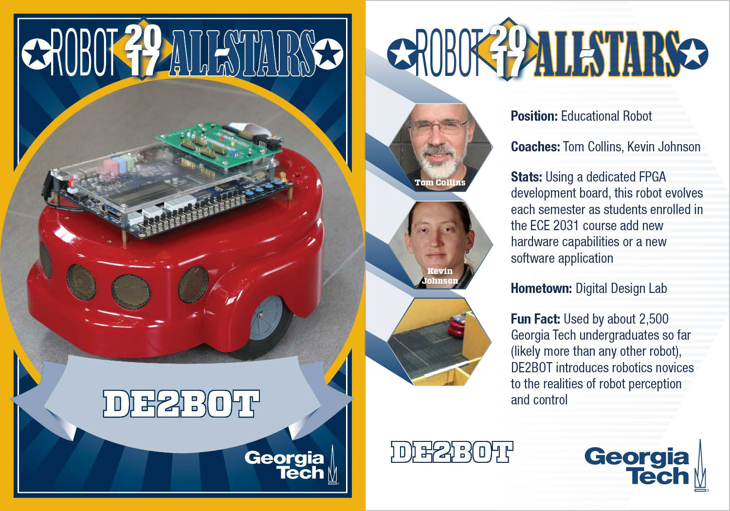 graphic - robot baseball card - de2bot