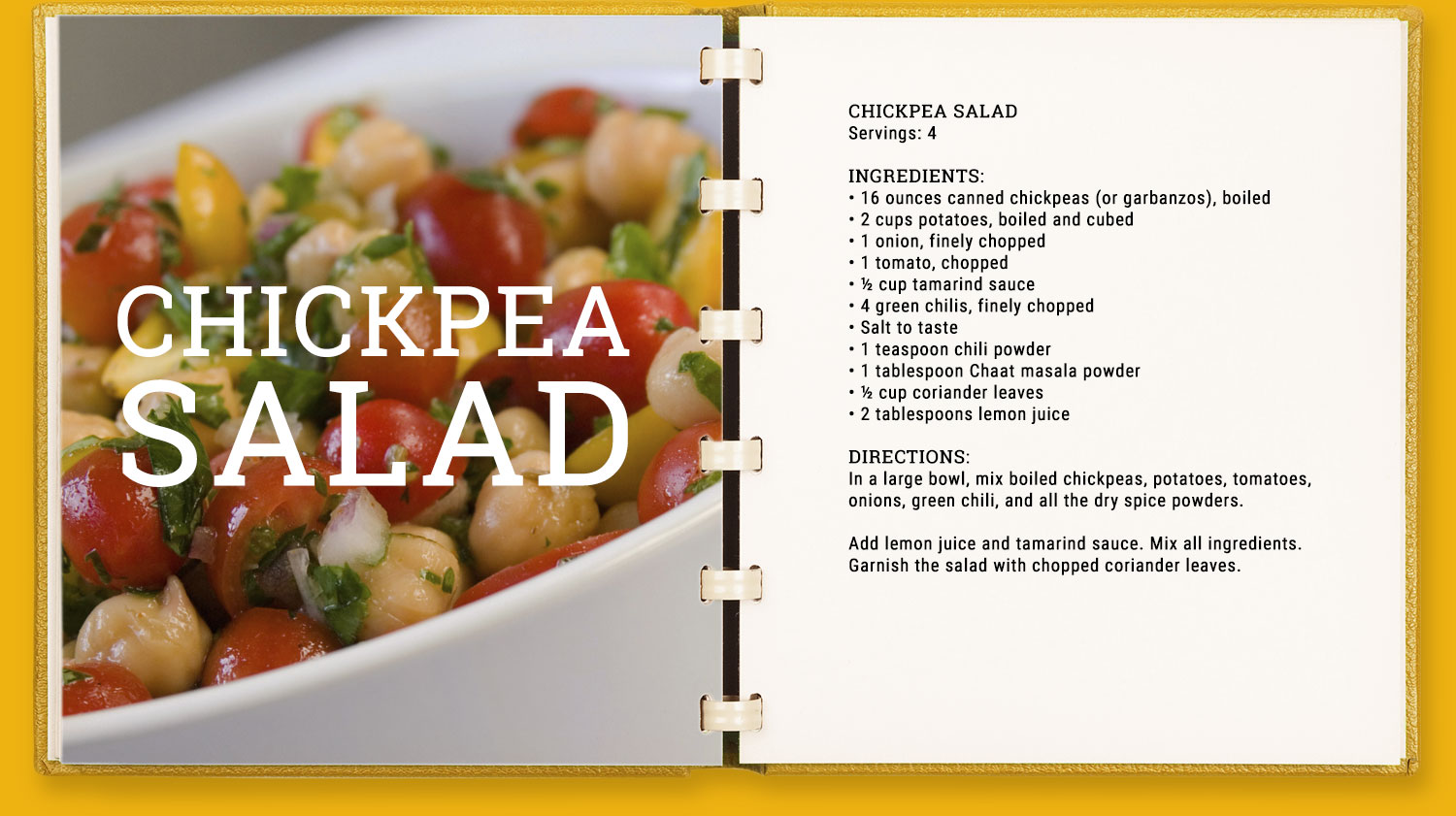 food fest - chickpea salad
