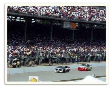 Rick Mast drives the #1 Skoal Ford in the 1994 Brickyard 400