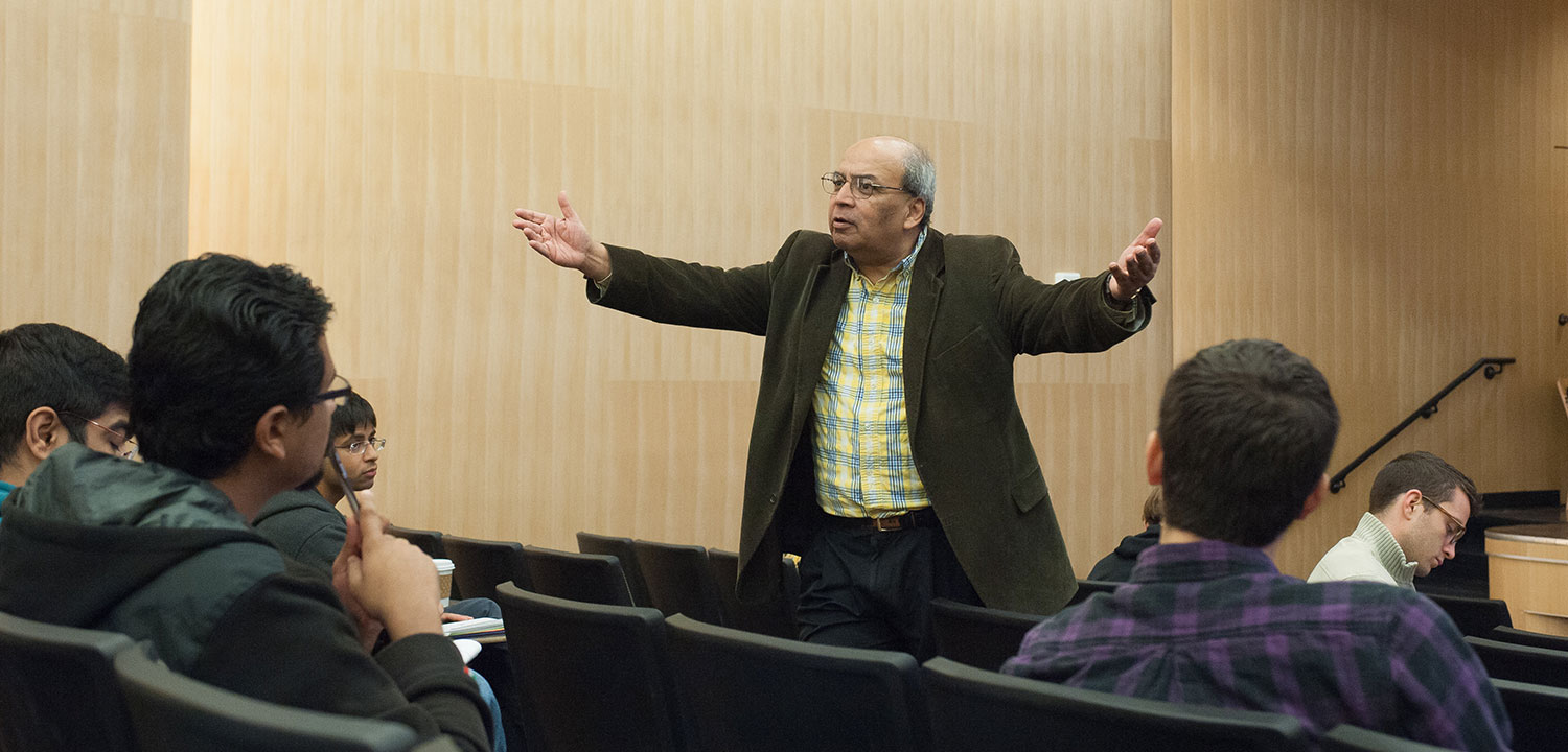 photo: Ashok Goel with students