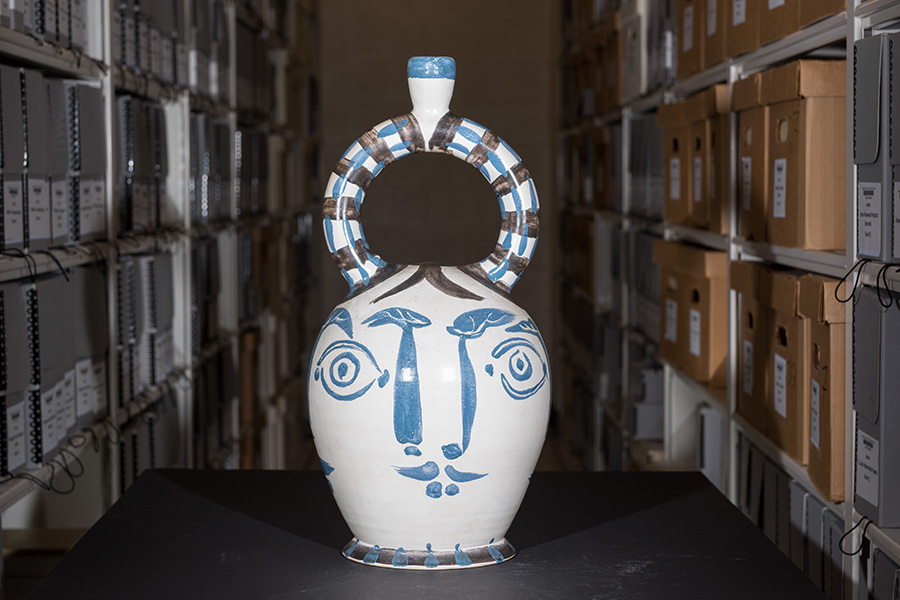This Picasso vase was a gift from Dr. Walter L. Bloom, assistant to the vice president for Academic Affairs, on July 16, 1968. The vase dates back to 1957.
