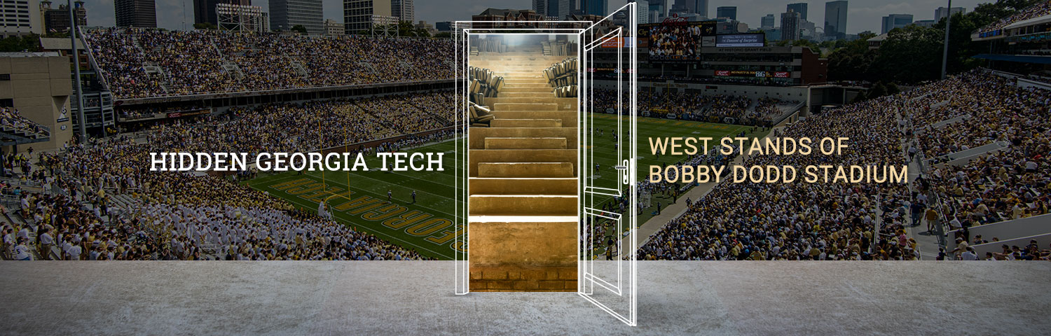 Hidden Georgia Tech - West Stands of Bobby Dodd Stadium