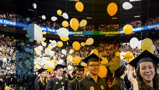 photo - scene from commencement