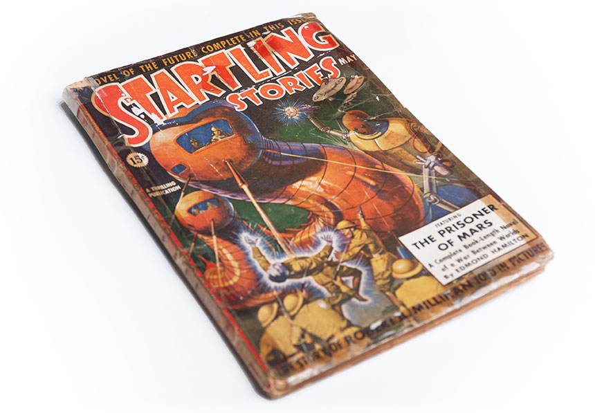 photo - startling stories vintage sci-fi book