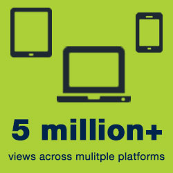 5 million+ views across multiple platforms.