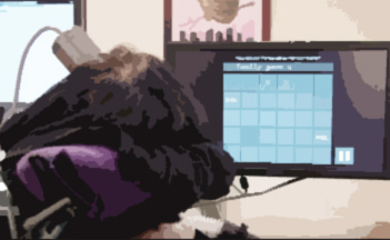 A high powered brain to computer interface allows people with paralysis to type.