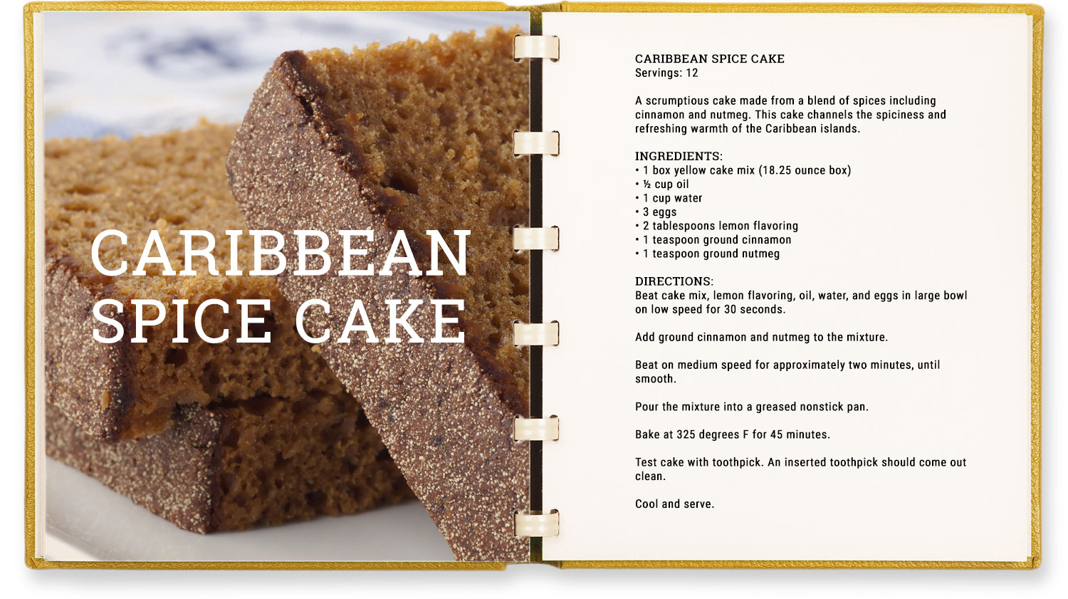 food fest - caribbean spice cake
