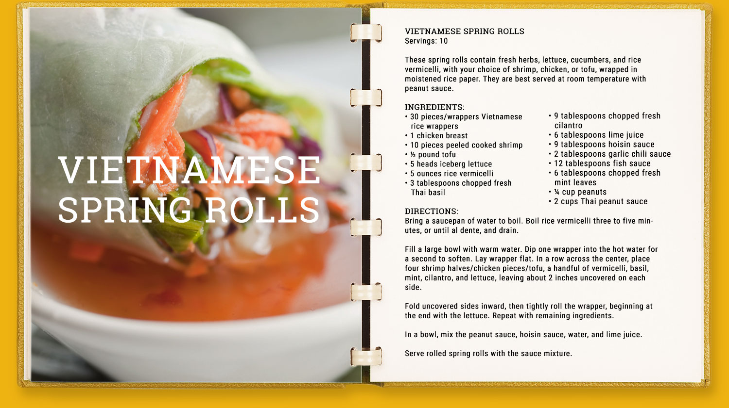 food fest - spring rolls