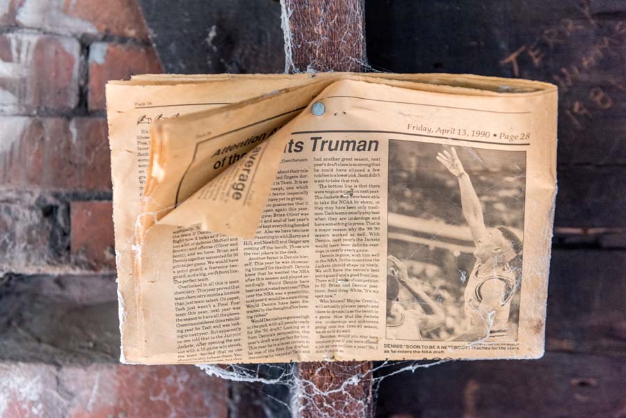 The cobwebs on this Technique tacked to a Tower beam perfectly complement this Friday the 13th edition.