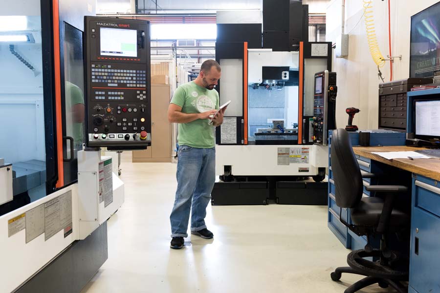 The Machine Shop supports research projects at GTRI and Georgia Tech, and also works with other universities in the University System of Georgia; Emory University; companies connected to Tech’s business incubator, ATDc; and any tax-exempt organization.
