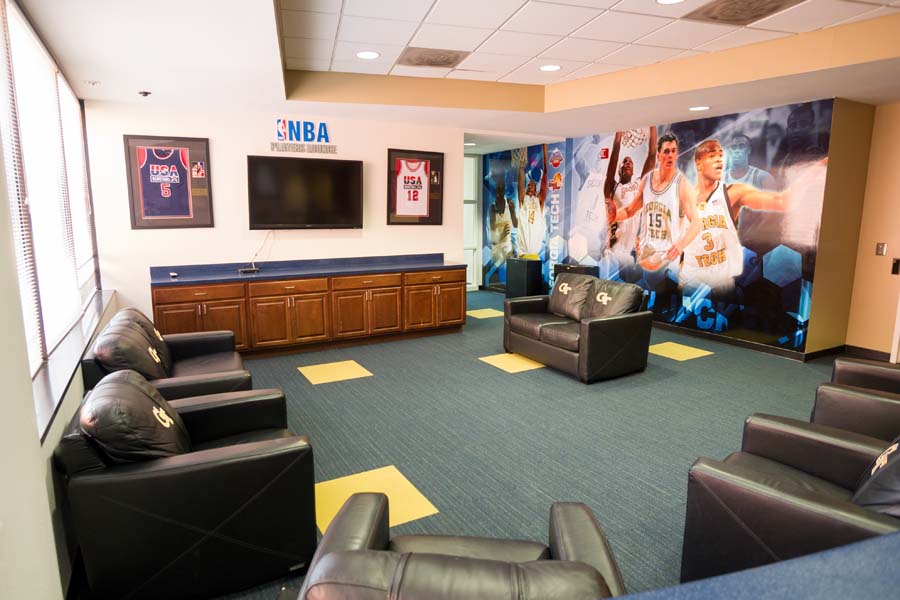 NBA Players Lounge for men’s basketball.