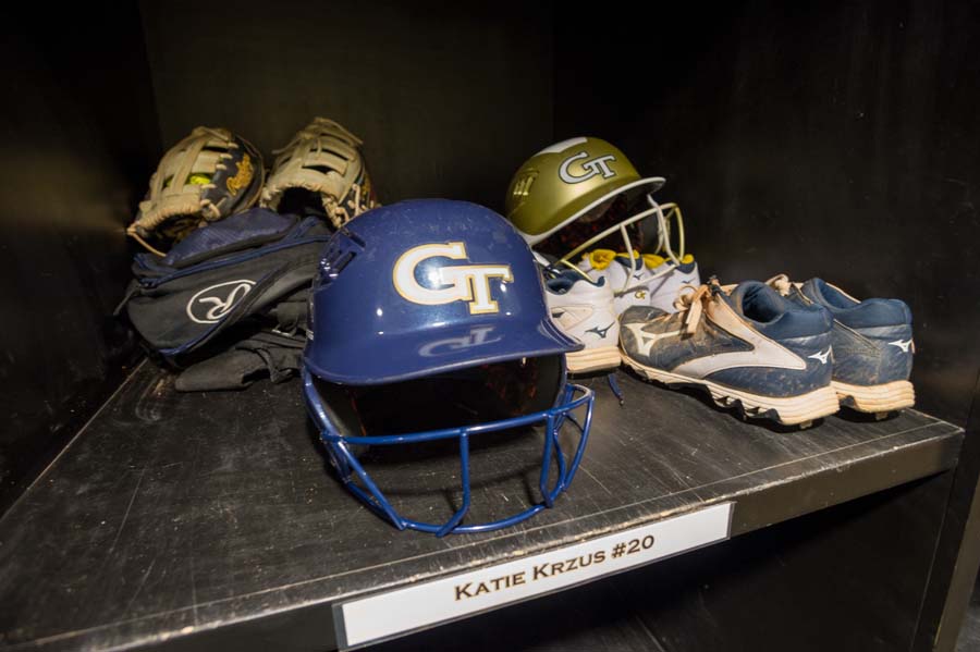 A softball locker.