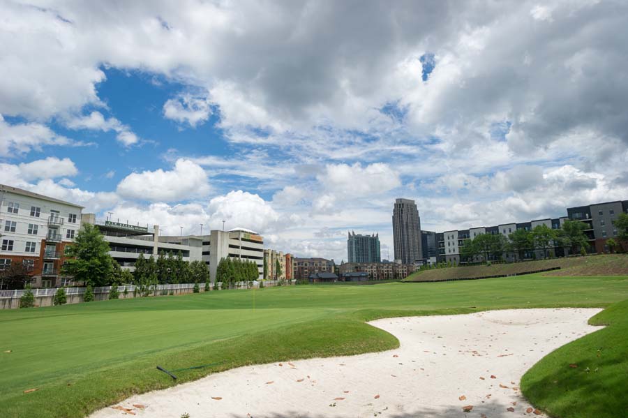The Noonan Golf facility is not a public course, but it is open to former members of Tech’s golf team.