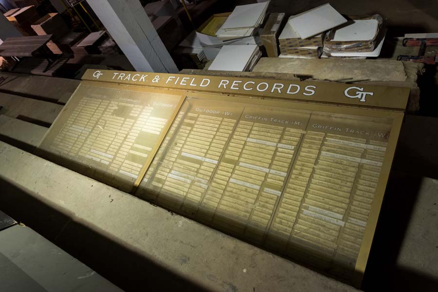 A relic of time and records gone by lies hidden underneath.