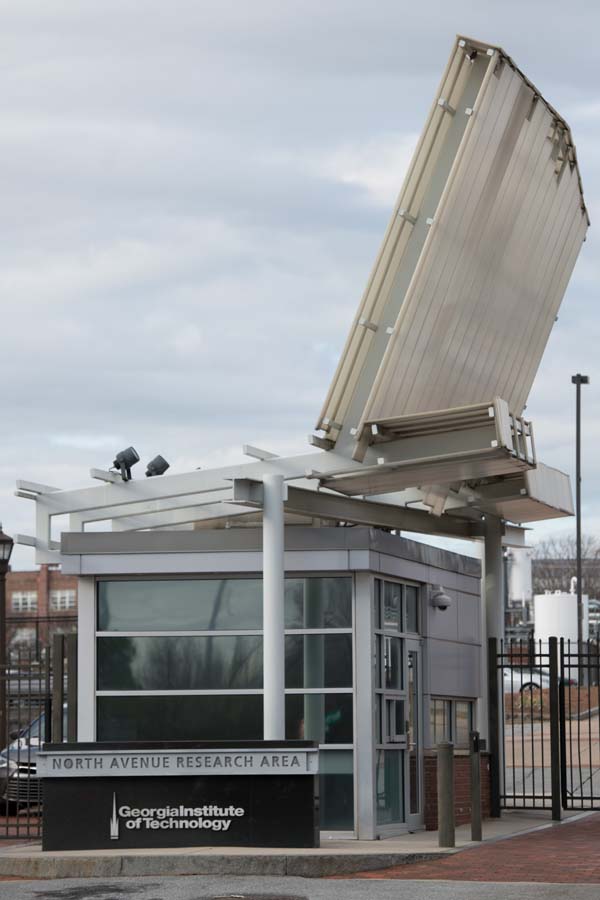 The entrance of the North Avenue Research Area.
