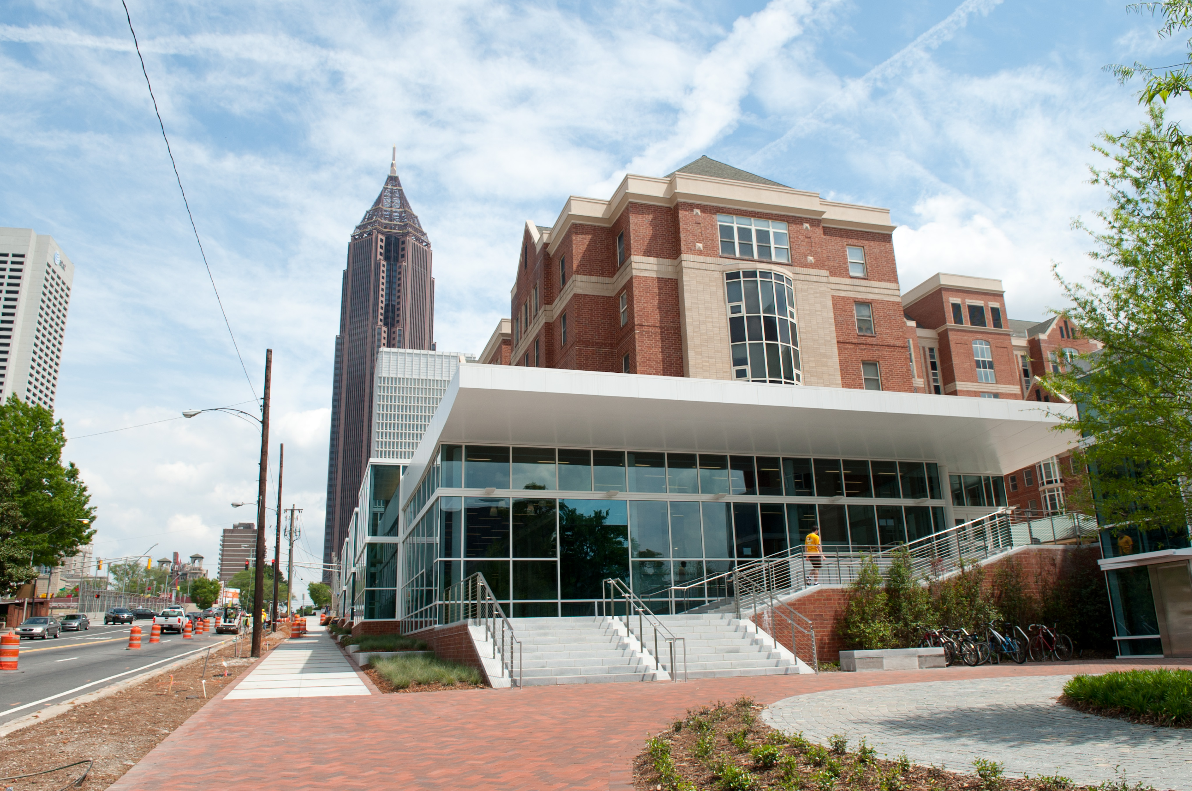 Exterior of the North Avenue Dining Hall, which opened to campus during the summer of 2011. Exterior of the North Avenue Dining Hall, which opened to campus during the summer of 2011.