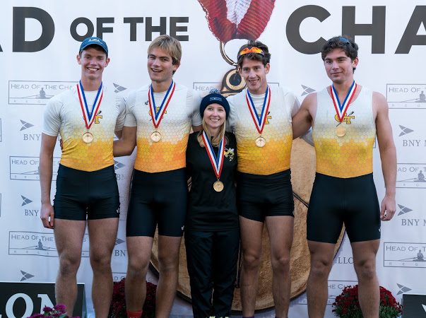 The Georgia Crew Team brought home first-place gold in the Collegiate 4+ event at the Boston Head of the Charles Regatta.