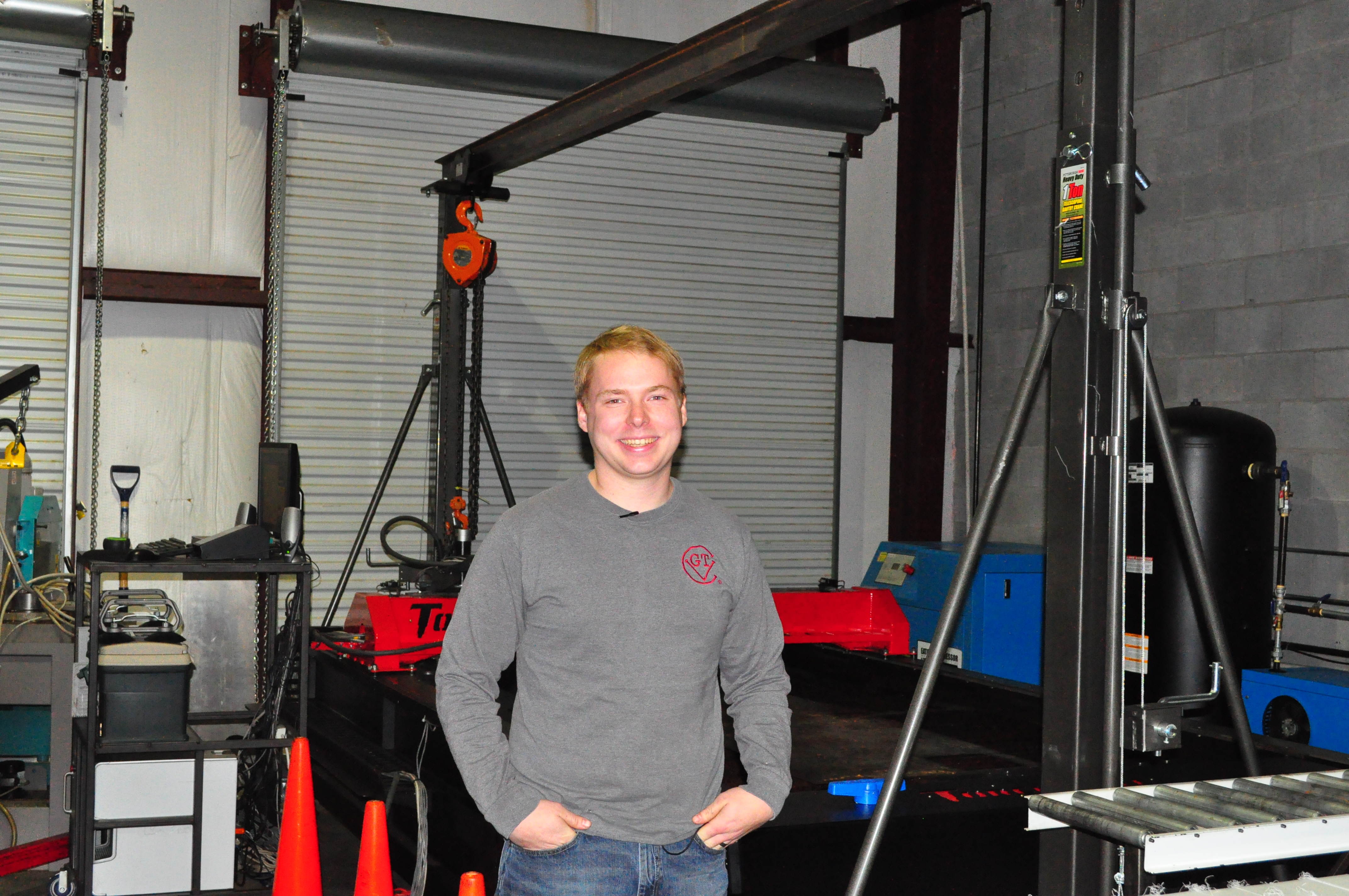 Steven Shaw of Coweta County is a tooling and design engineer at GT Virtual Concepts (GTVC), a Newnan-based machine shop.