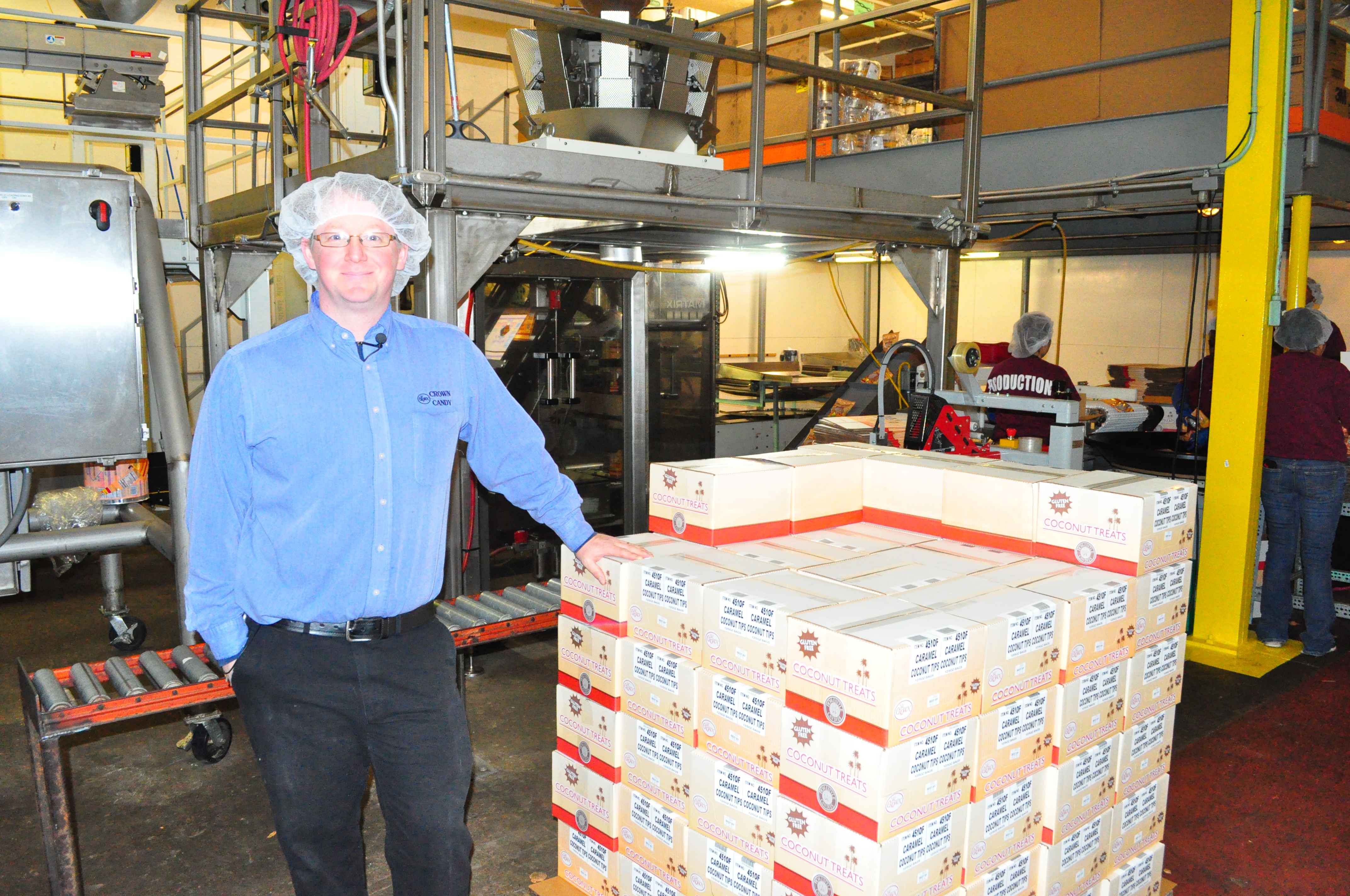 Jamie Weatherford is the plant manager of his family-owned, Macon-based company, Crown Candy Corp.