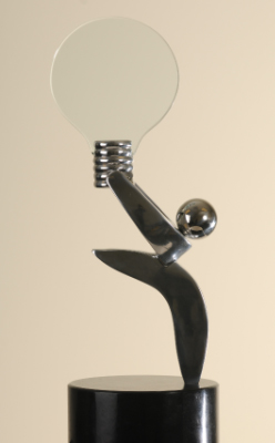 The top team in the 2015 Startup Competition will win $15,000 as well as the Edison Prize (pictured). The top team in the 2015 Startup Competition will win $15,000 as well as the Edison Prize (pictured).