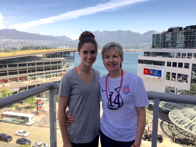 This weekend, when the whole world becomes women’s soccer fans, Vickie Brian, assistant director for operations in the Guggenheim School of Aerospace Engineering, will be right in her element. The mother of Morgan Brian, midfielder for the U.S. Women's National Team, will be in the stands in Canada.
