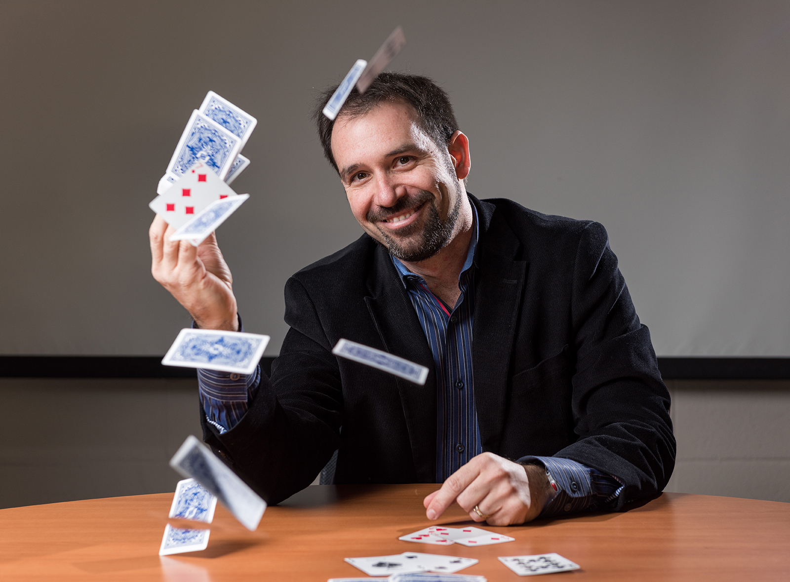 Matt Baker, professor in the School of Mathematics, is also an award-winning magician.