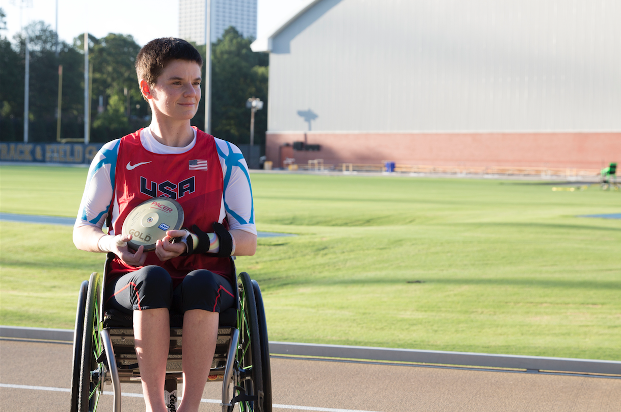 Cassie Mitchell will compete at the Rio Paralympics in discus and club throw. Cassie Mitchell will compete at the Rio Paralympics in discus and club throw.