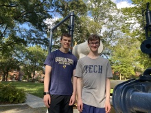 Christopher and Stephen Linder on GT Campus