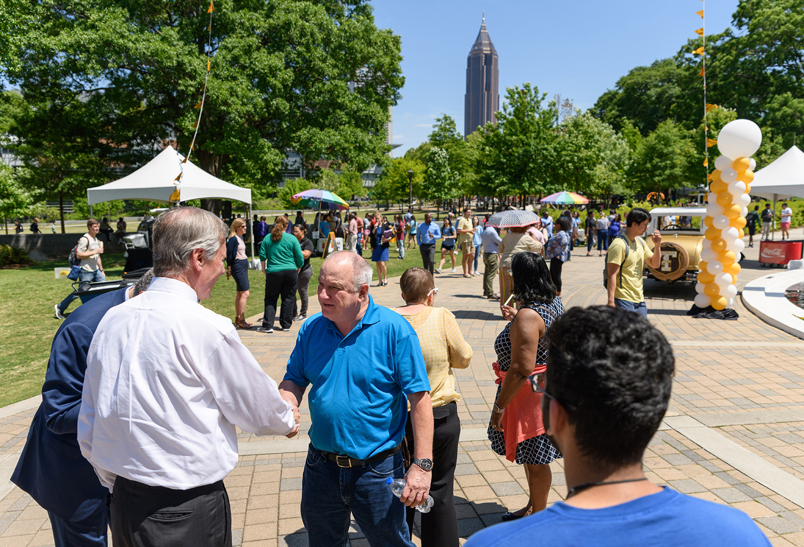 pop scene at kessler campanile