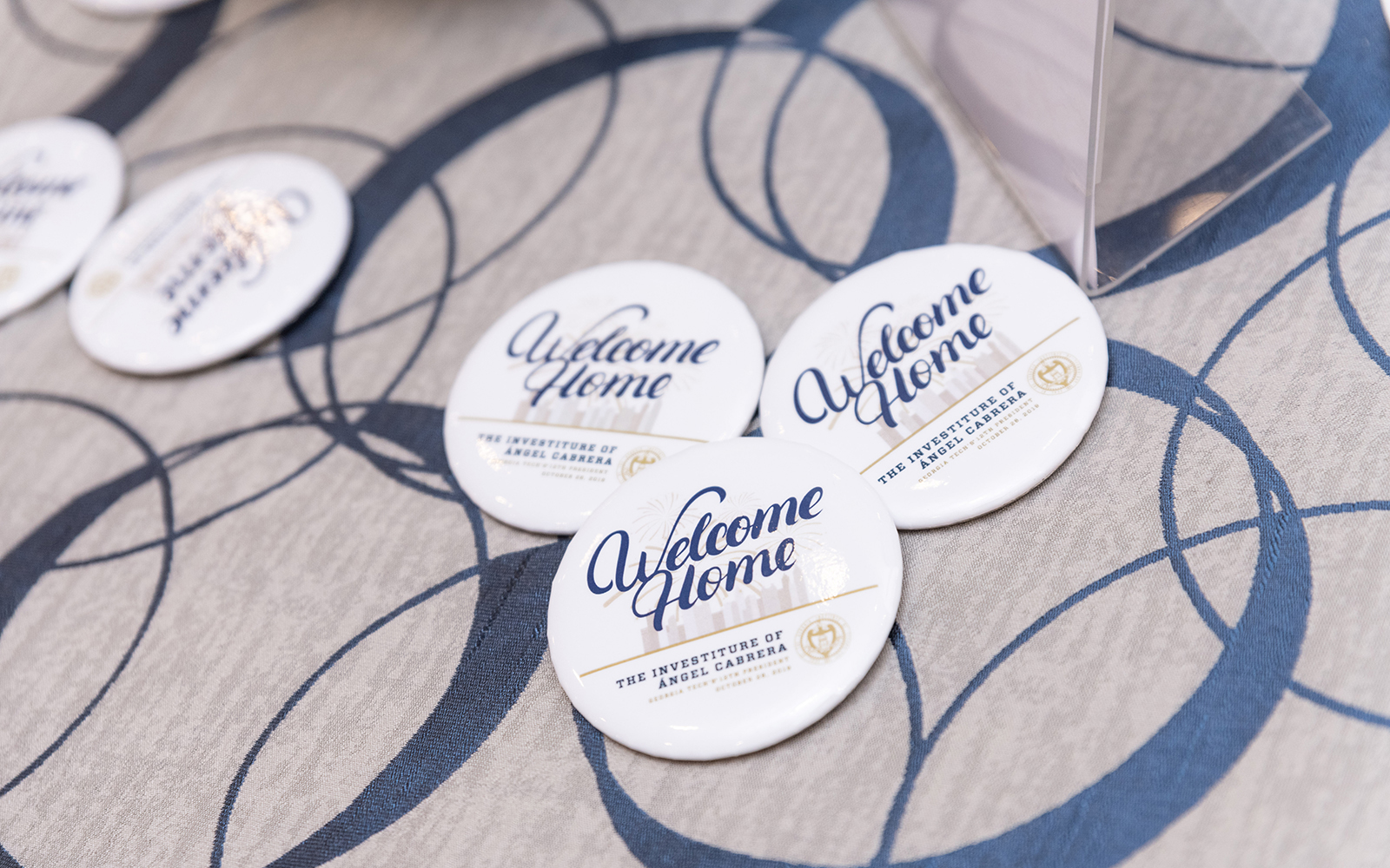 welcome home buttons