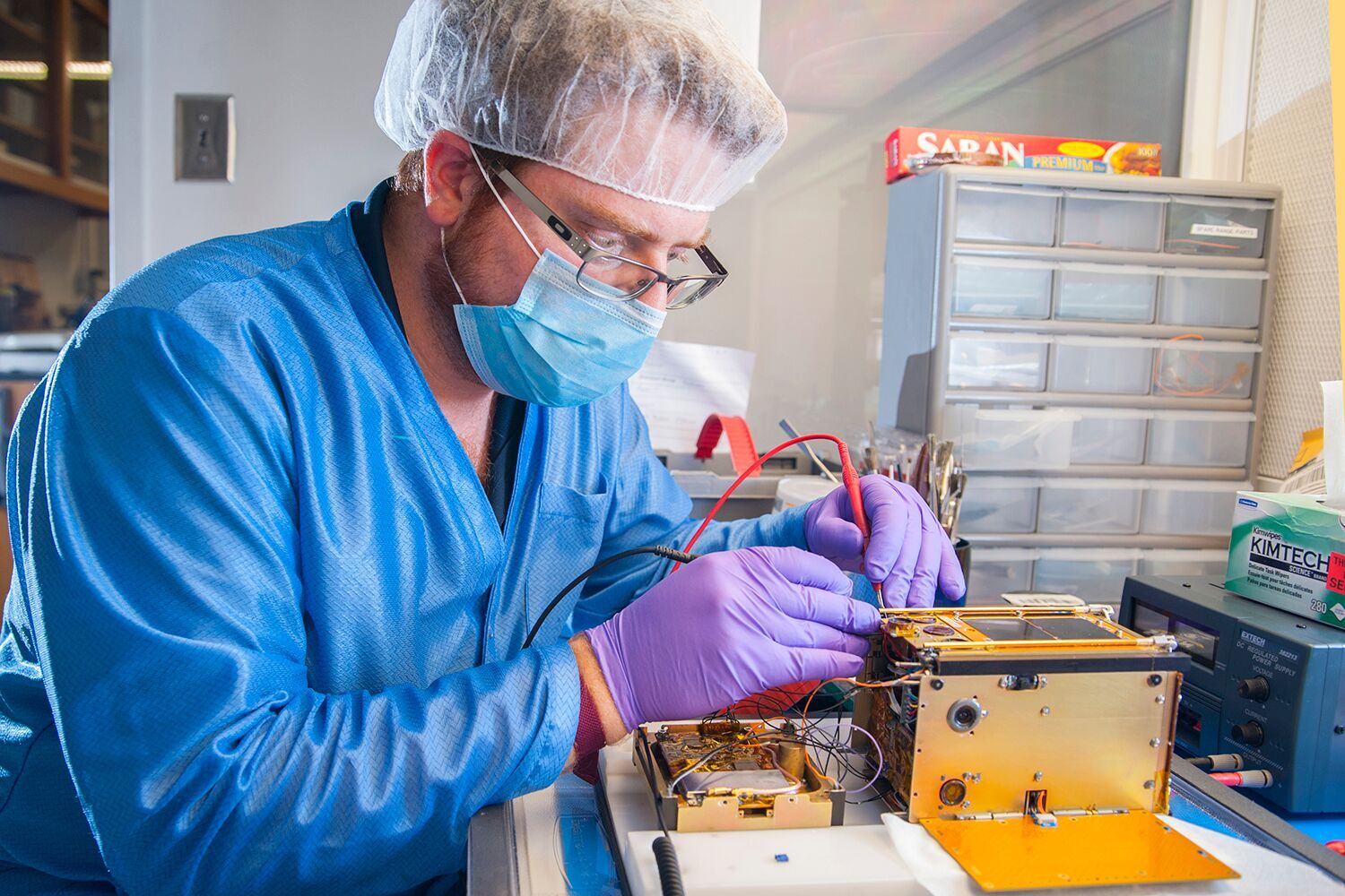 Aerospace engineering graduate student Byron Davis