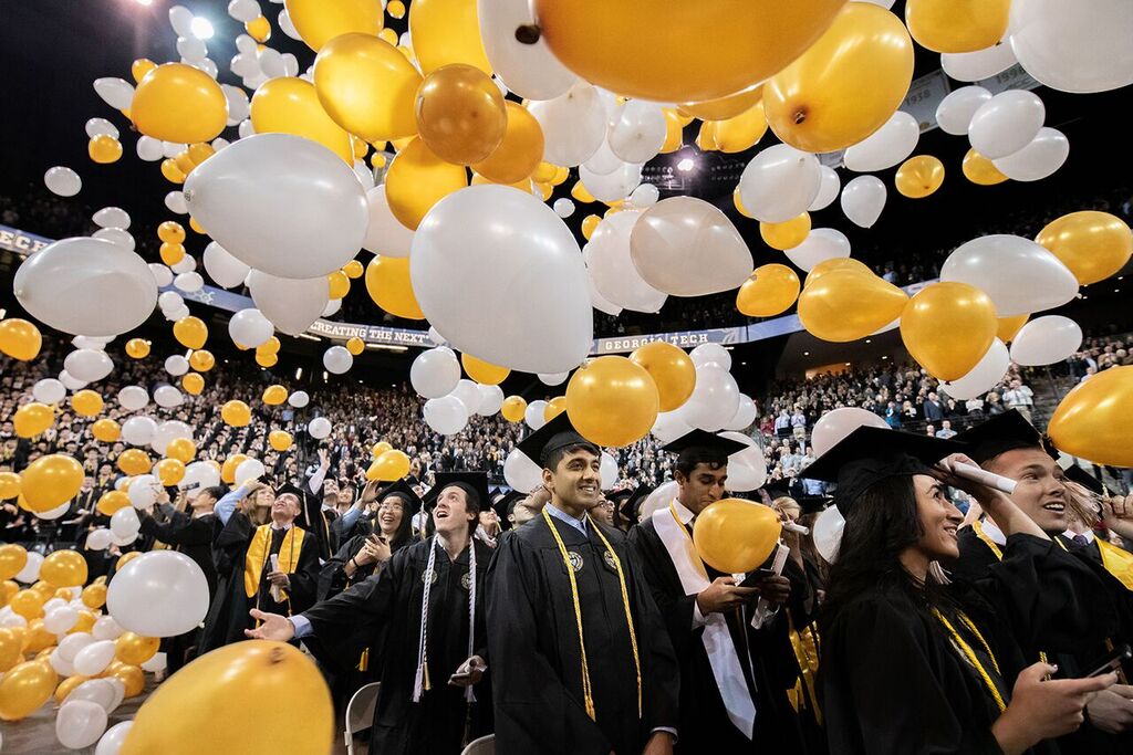 Commencement balloons
