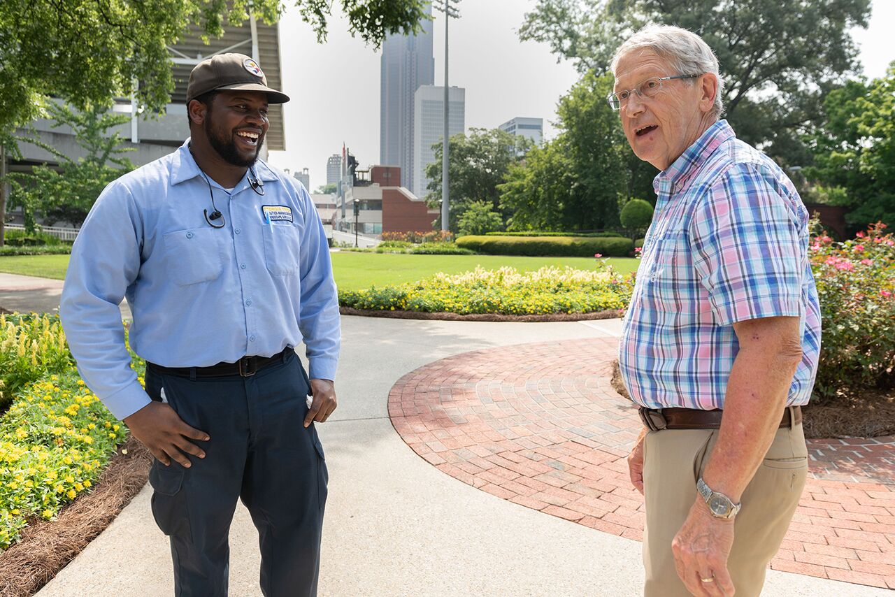 Donald "DJ" Jordan and Jim Kirk 
