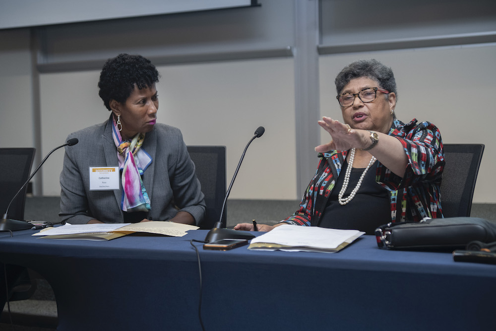 Catherine Ross and Dorothy Yancy