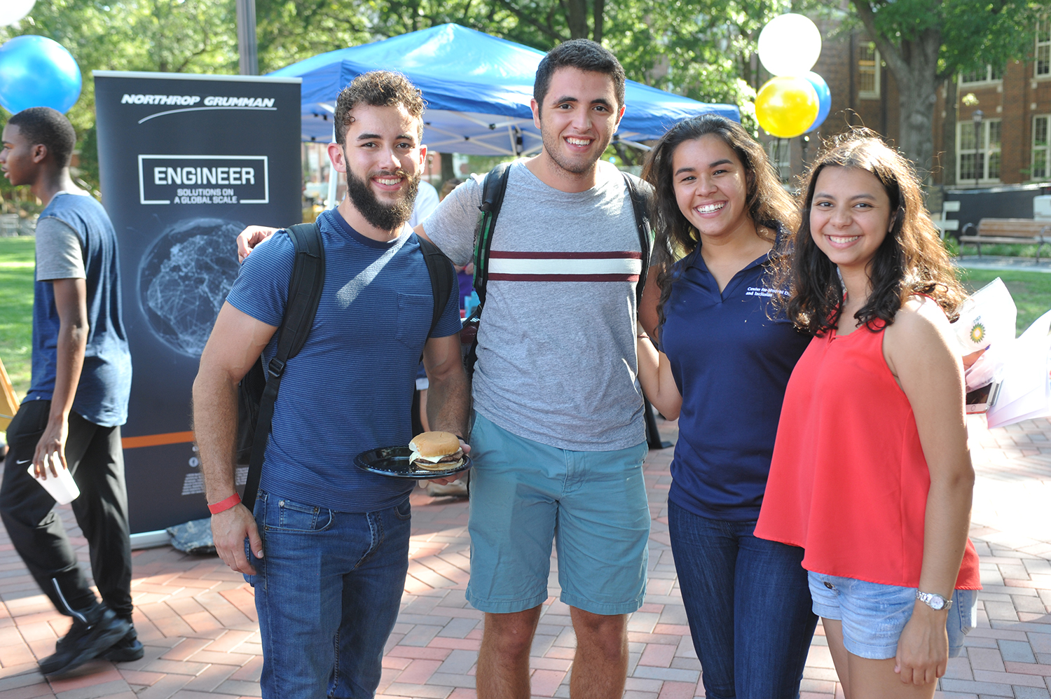 Students on Tech Walk