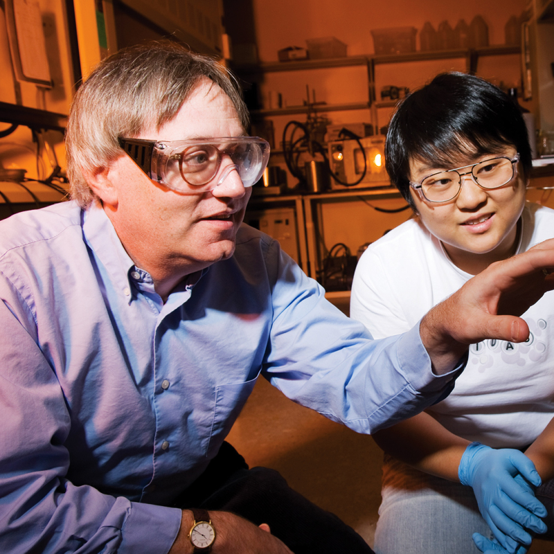 Seth Marder and student