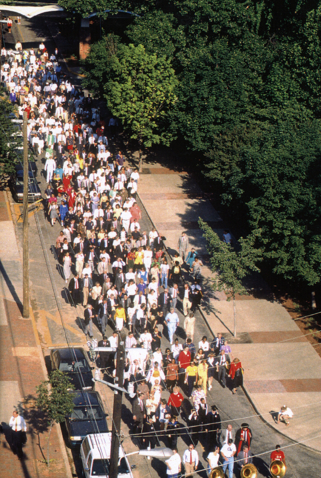 "wayne's walk" from president clough investiture