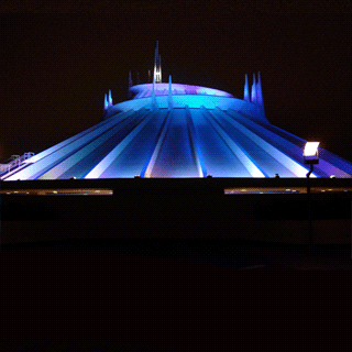 Space Mountain at Walt Disney World.