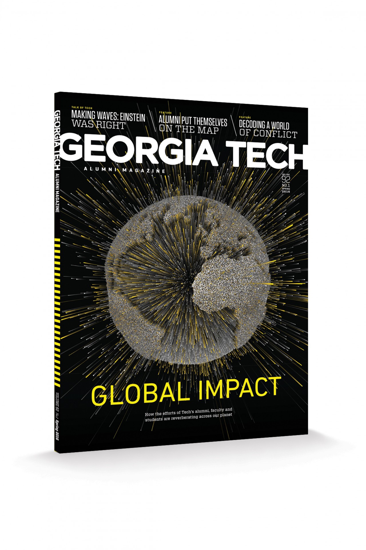 Georgia Tech Alumni magazine, Spring 2016 cover