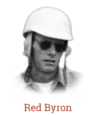 A portrait of Red Byron