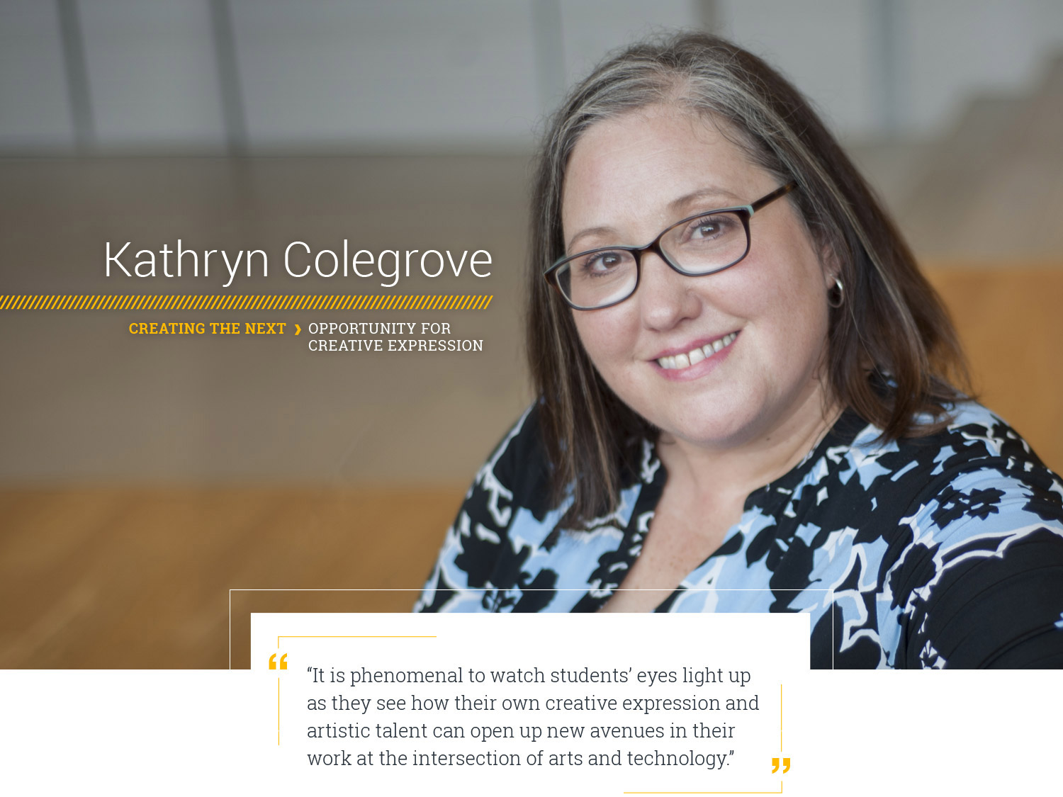 A portrait of Kathryn Colegrove