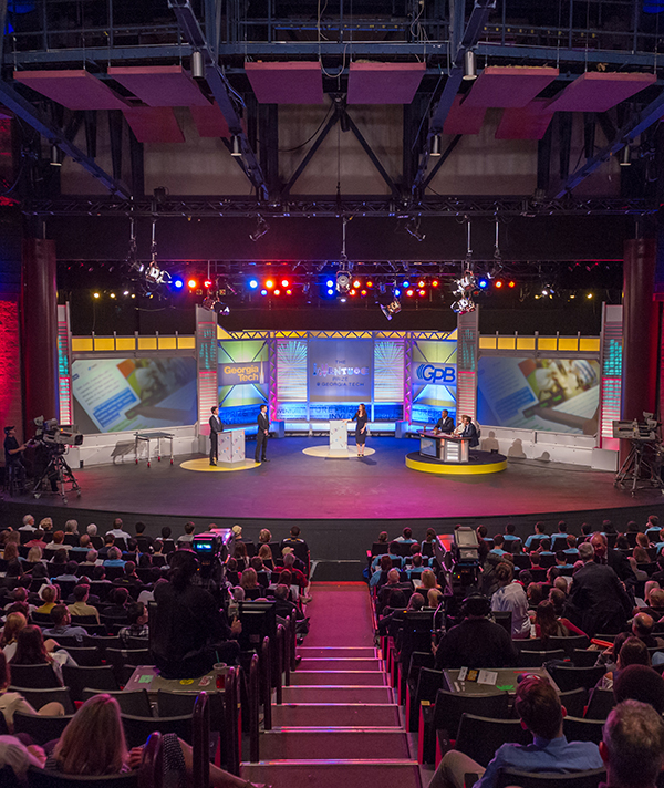 Interior of theater and stage for Inventure Prize Competition