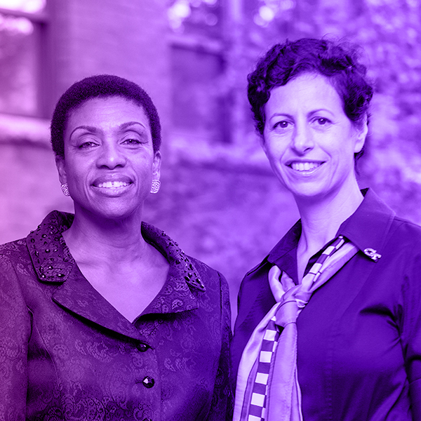 Double portrait of Pearl Alexander and Julie Ancis