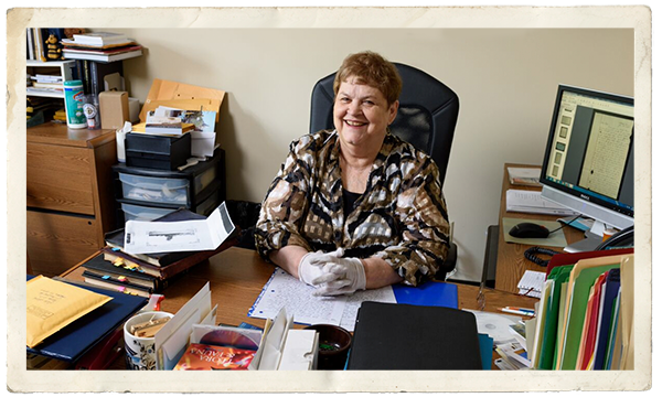 Marilyn Somers, Georgia Tech Living History Program Director. Photo by Rob Felt.