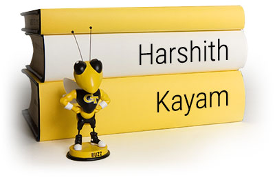 text - harshith kayam