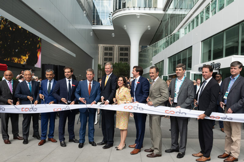 Coda ribbon cutting - Technology Square